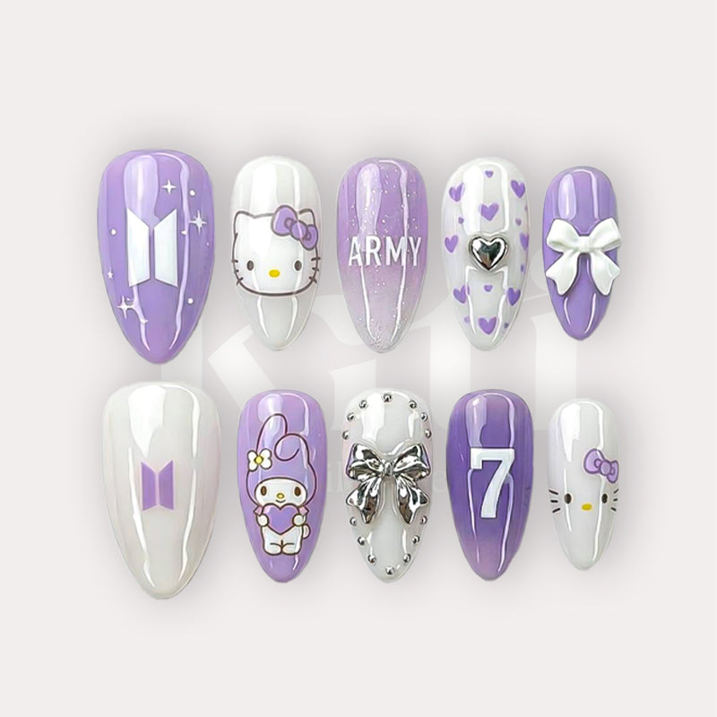 Purple Galaxy BTS