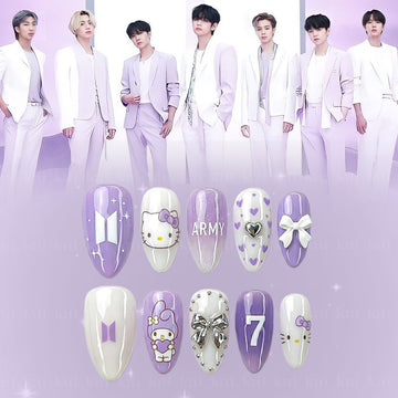 Purple Galaxy BTS