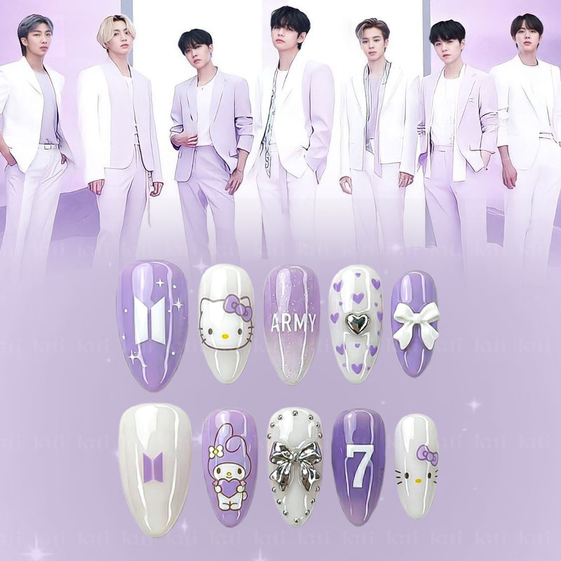 Purple Galaxy BTS