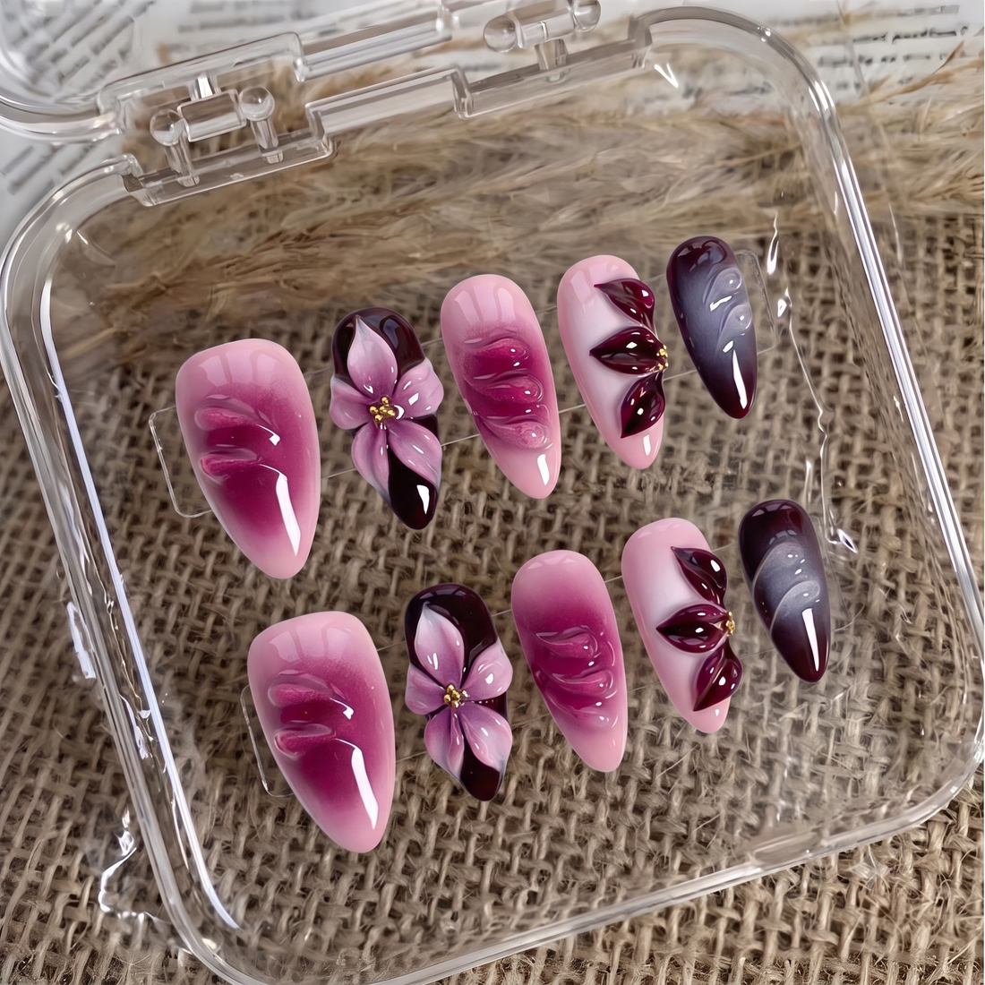 Dark Rose Ombre