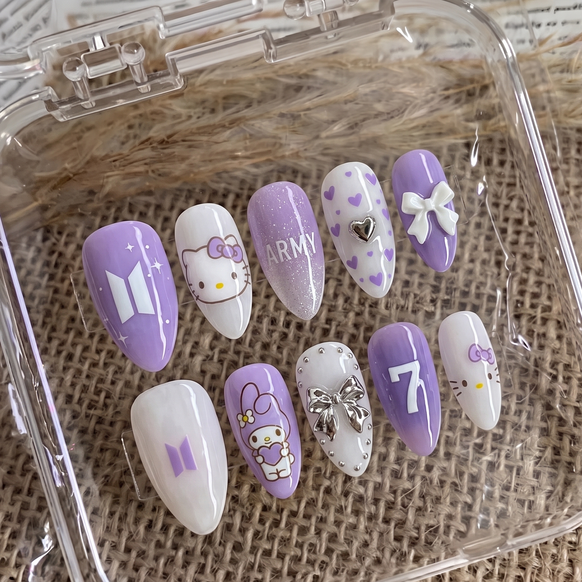 Purple Galaxy BTS