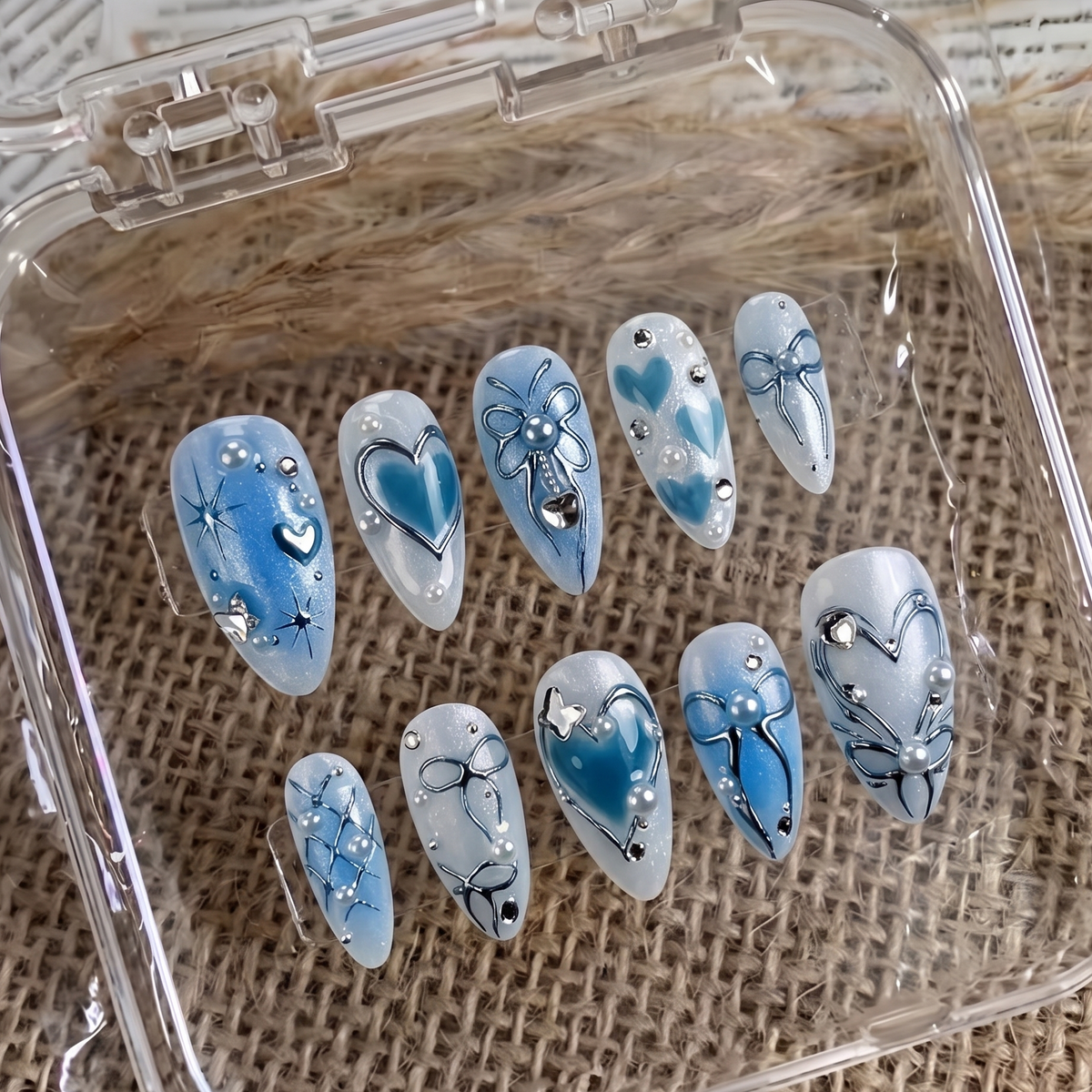 Sabrina Blue Feather
