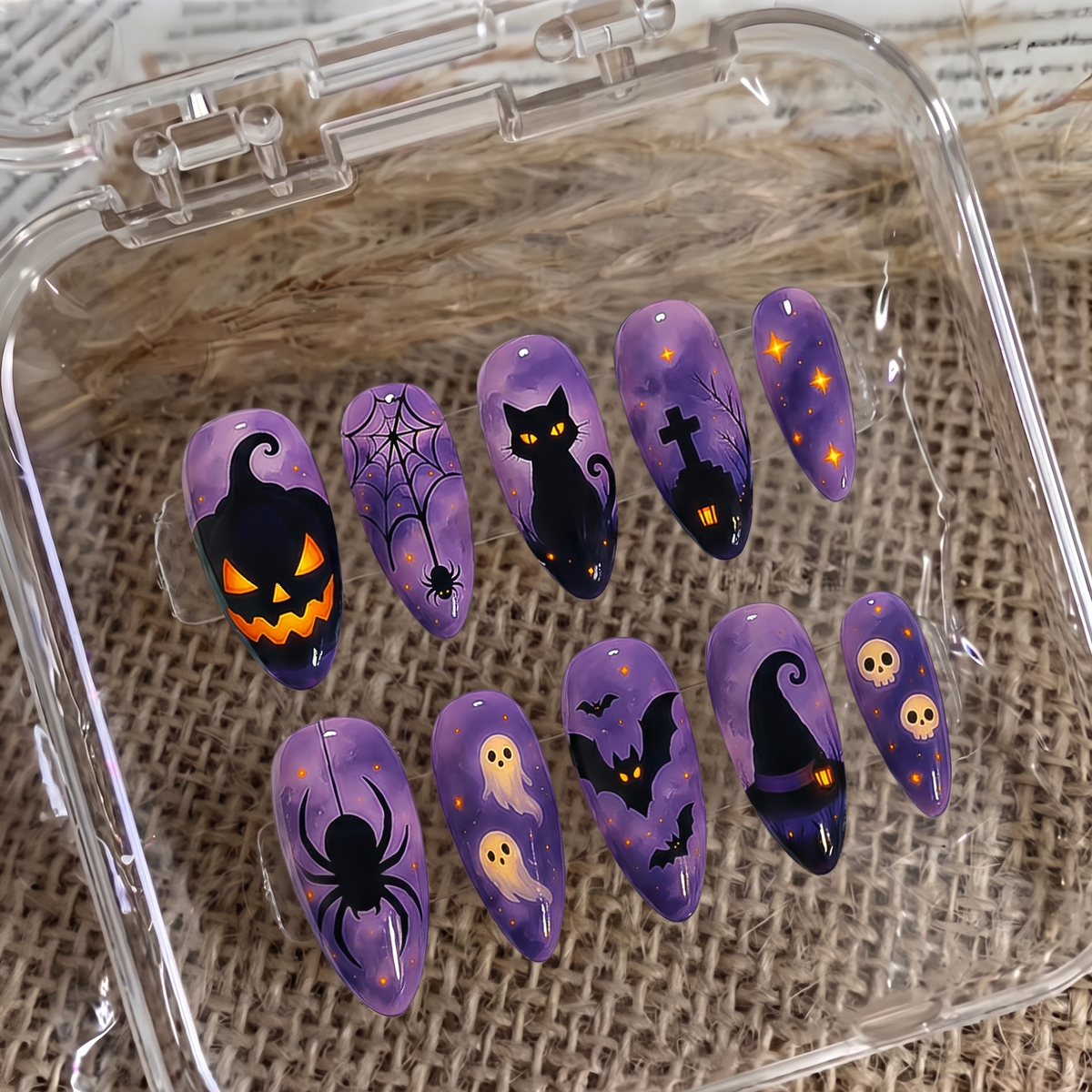 Purple Halloween Night